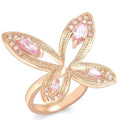 crested butterfly ring
