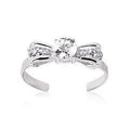 bow tie toe ring
