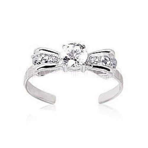 bow tie toe ring