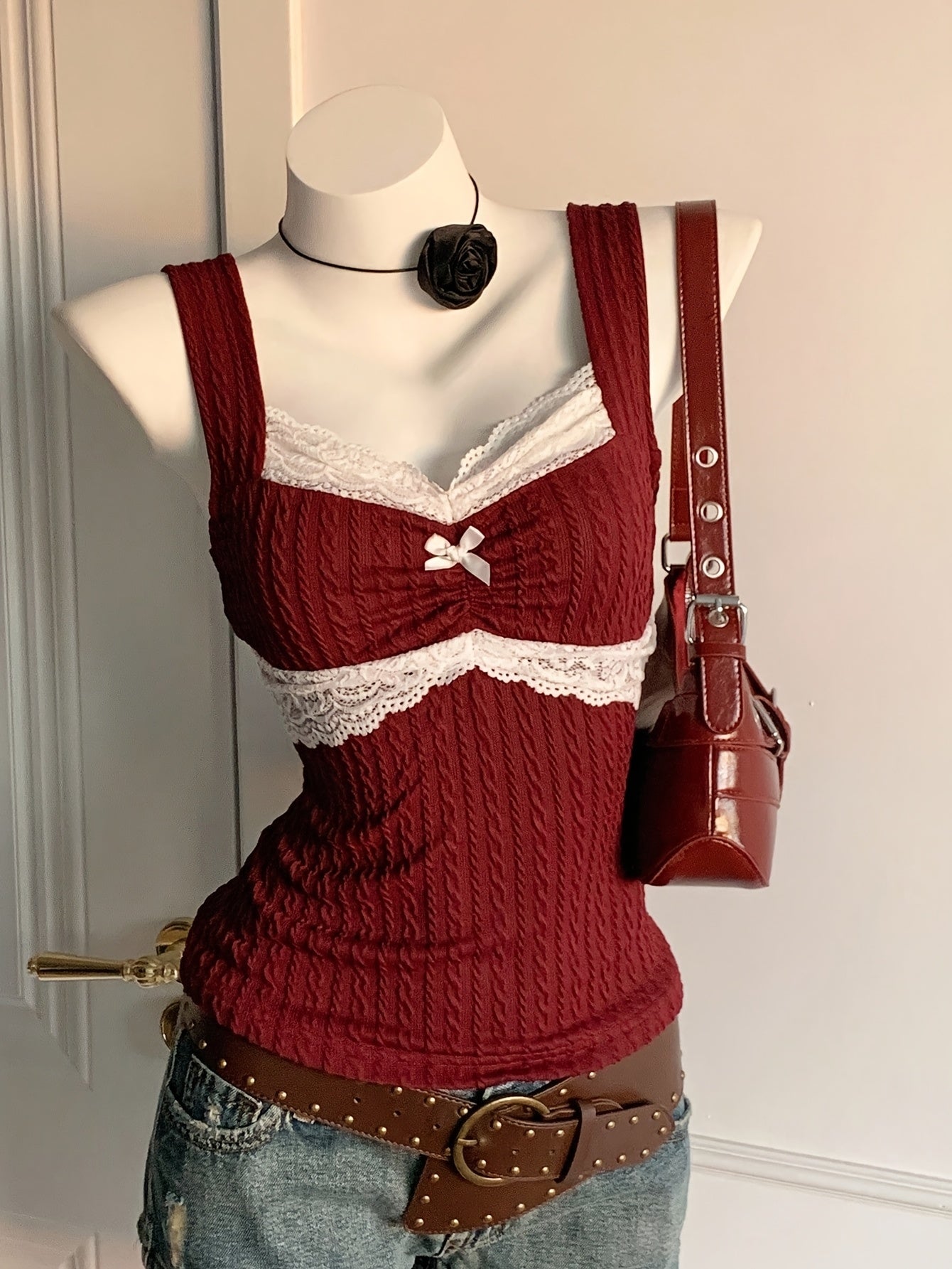 double lace tanktop - dresscoquette