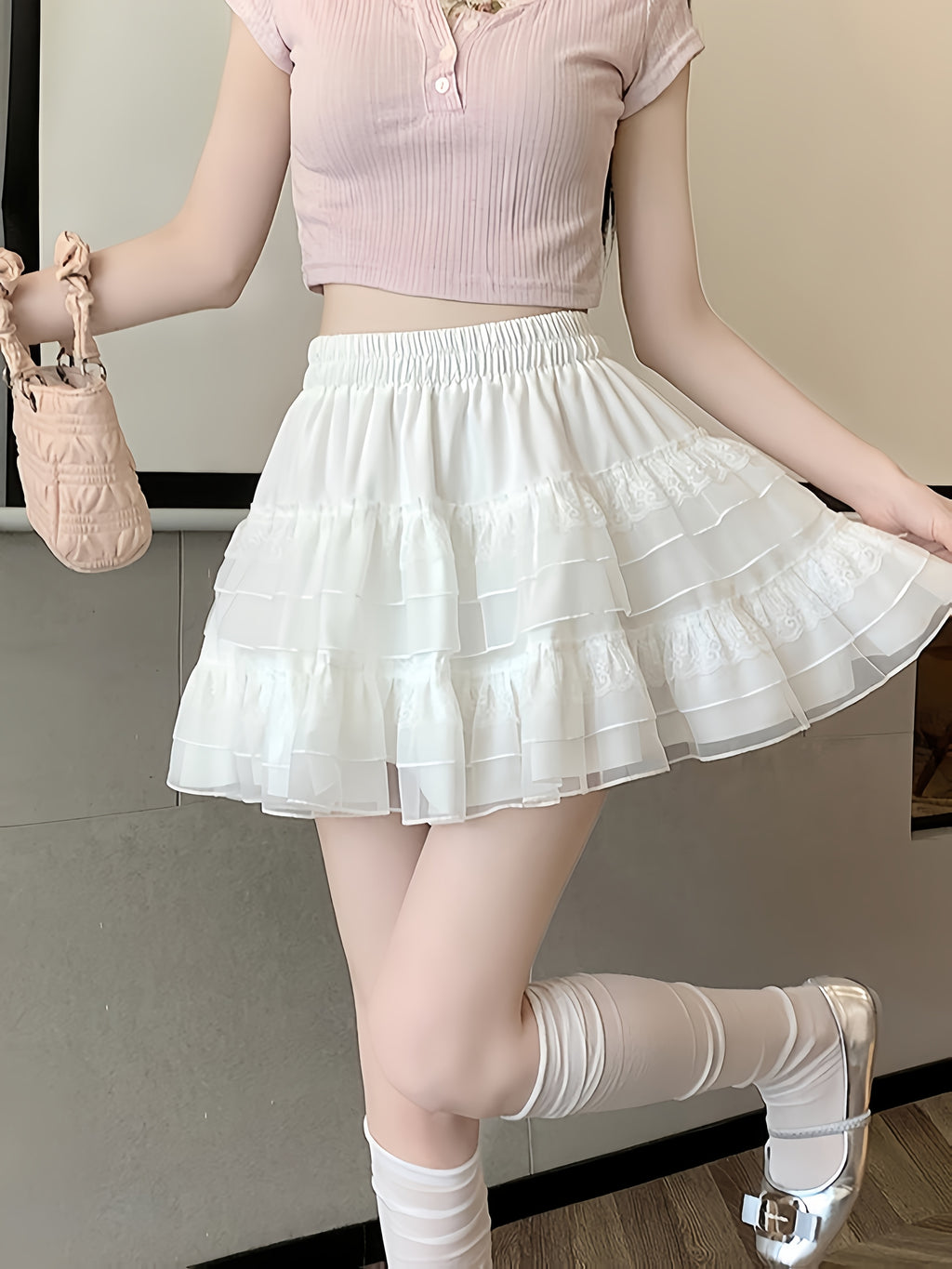 simple ruffle skirt