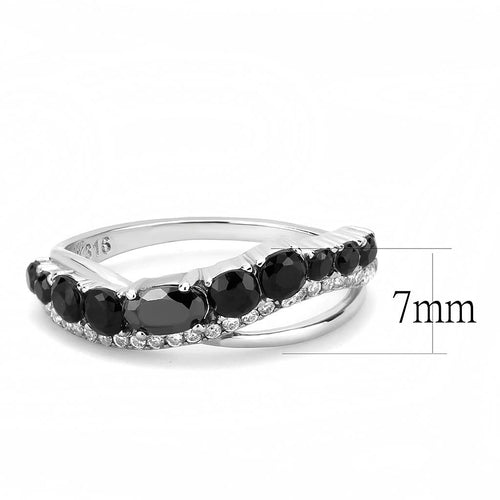 black stoned ring