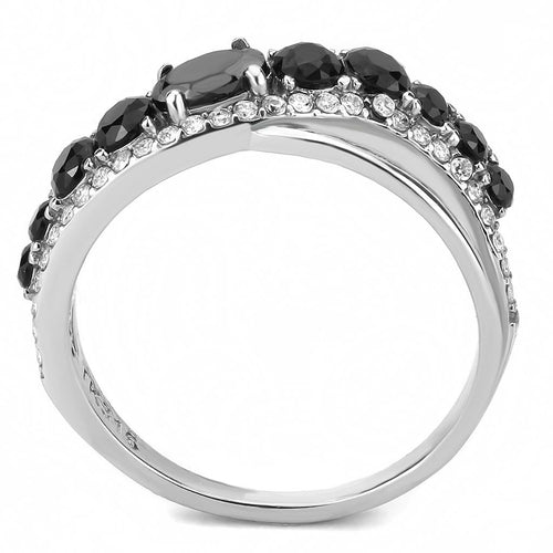black stoned ring