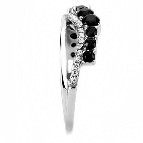 black stoned ring