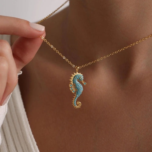 seahorse necklace