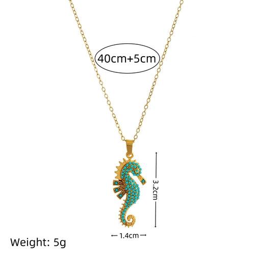 seahorse necklace
