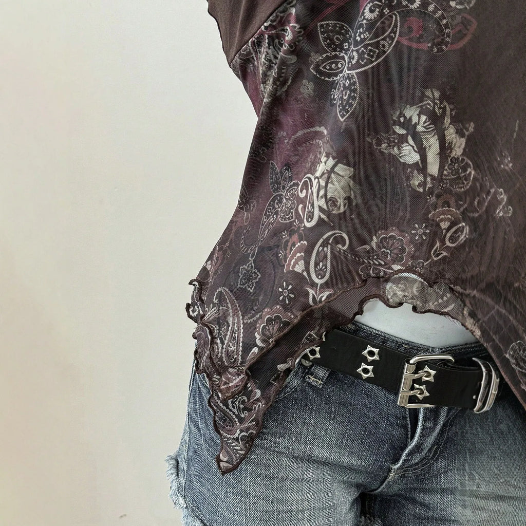 hanging neck shirt