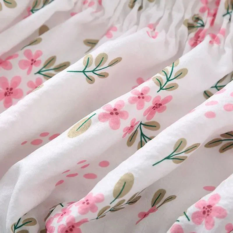 cropped flower blouse