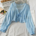 tie-front cardigan
