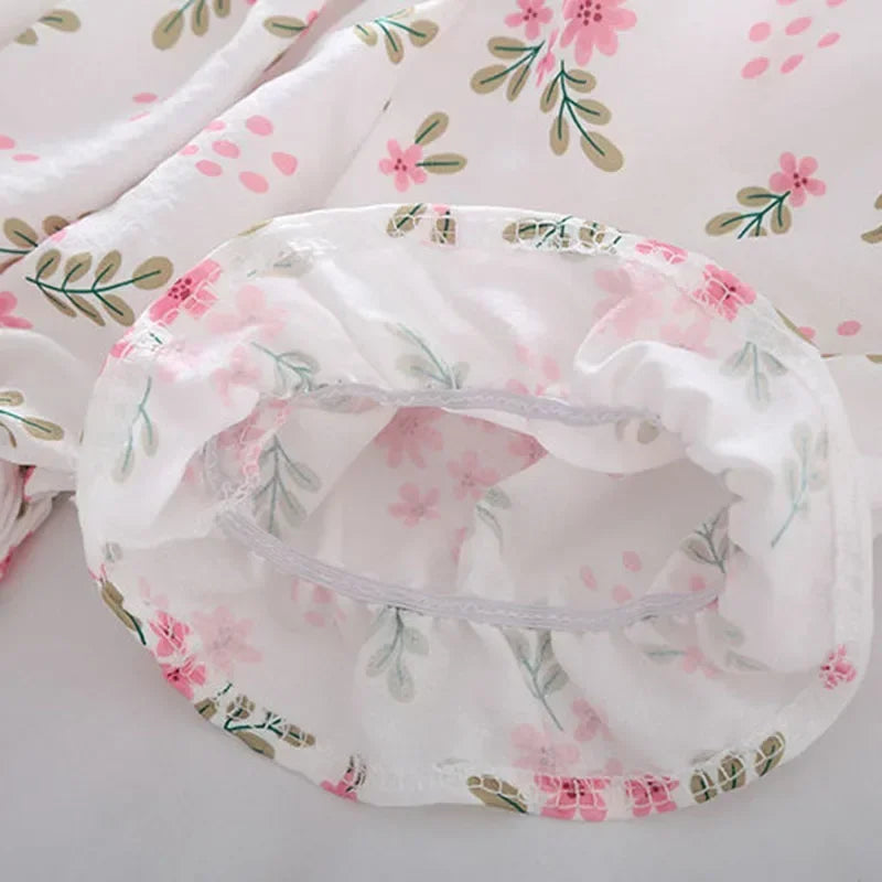 cropped flower blouse