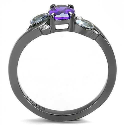 purple stoned ring