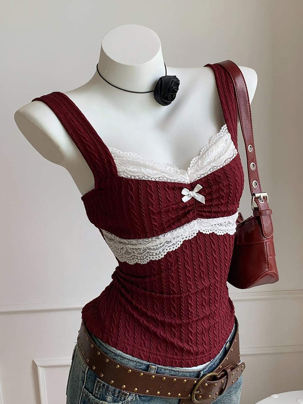 double lace tanktop - dresscoquette
