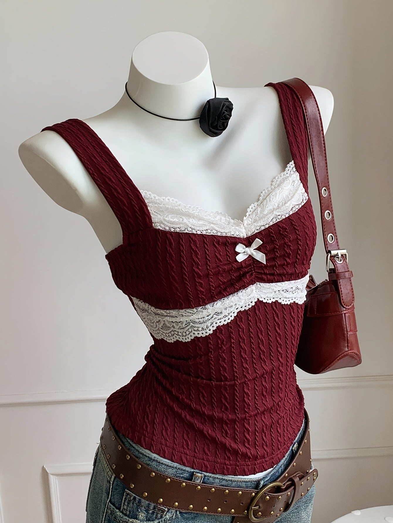 double lace tanktop - dresscoquette