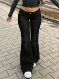 simple flared jeans