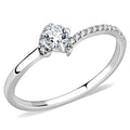 swung center stone ring