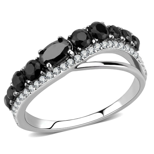 black stoned ring