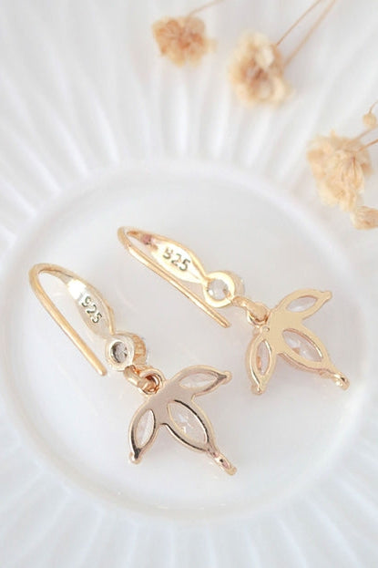 leaf earrings