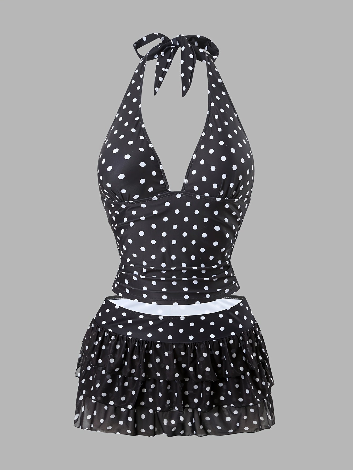 tankini bathing suit neck-holder