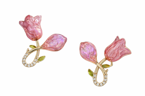 tulip earrings