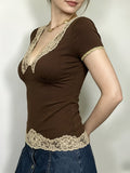 rose lace babydoll top - dresscoquette