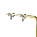 bow tie earrings with little drop