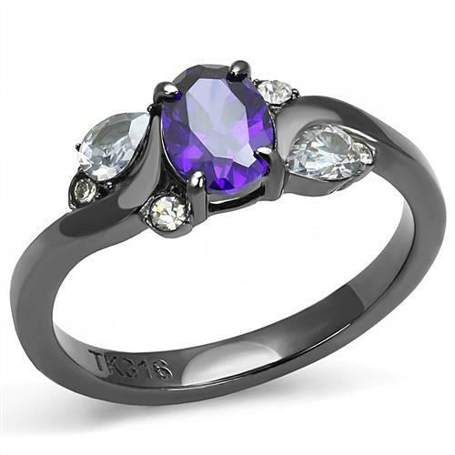 purple stoned ring