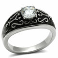 blackened ring